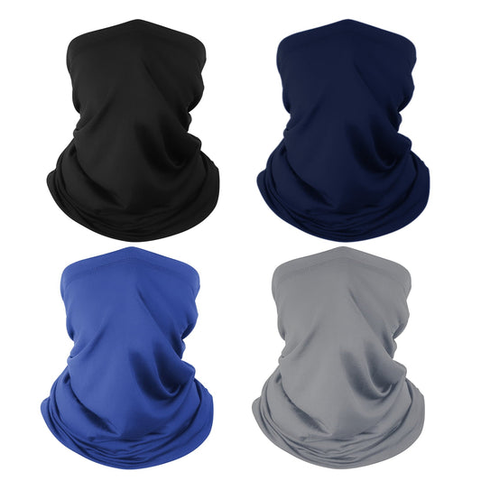 4 Pack Neck & Face Covering Mask Balaclava for Sun Protection