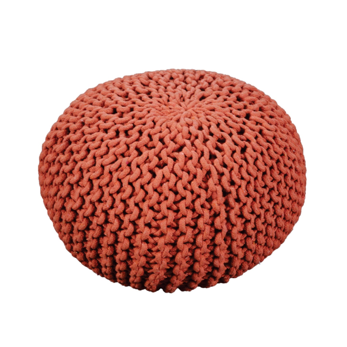 Indoor Bohemian Handcrafted Modern Cotton Ottoman Pouf