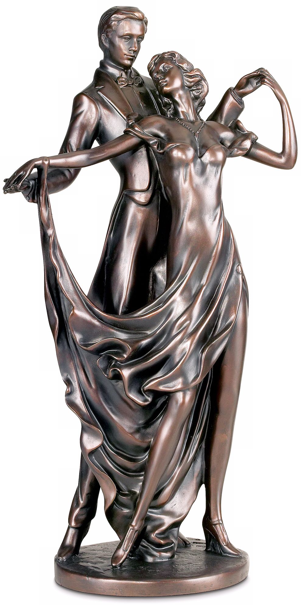 Dancing Lovers 13 1/2" High Accent Sculpture Home Decoration