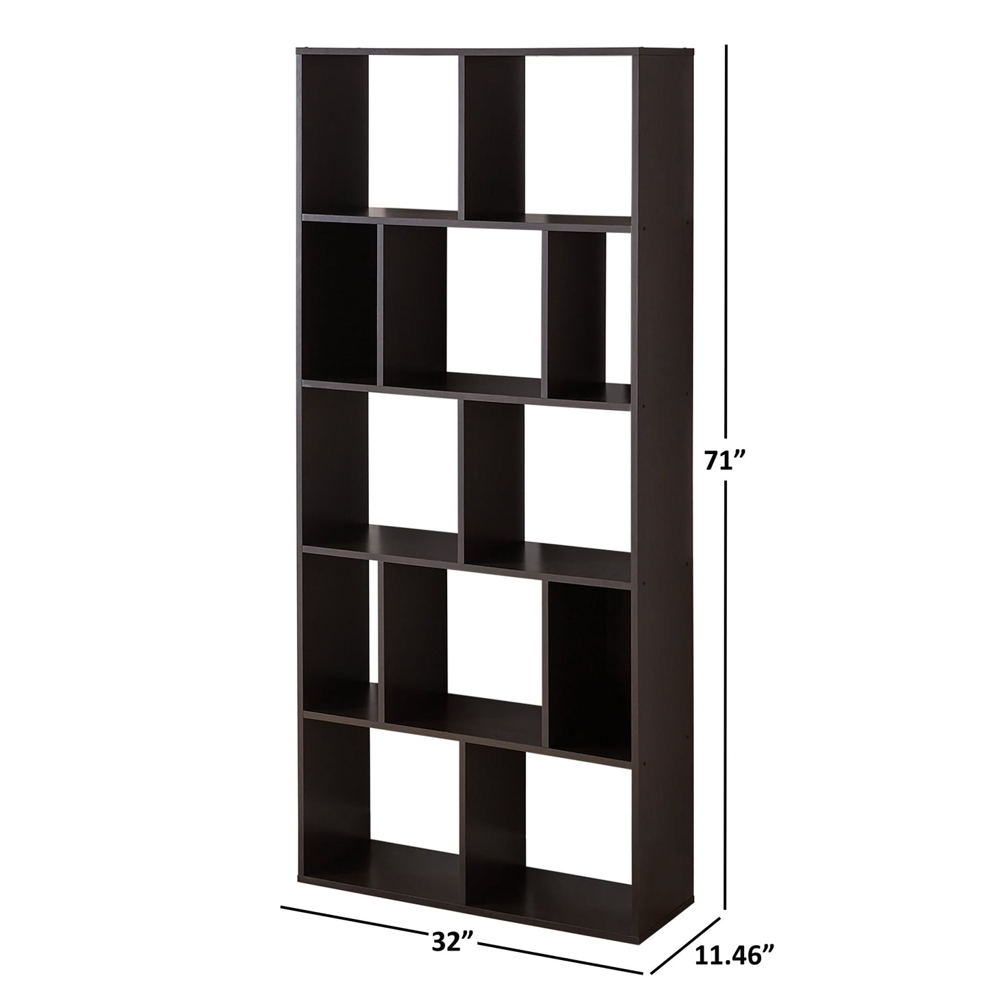 12-Cube Square Shelf Bookcase