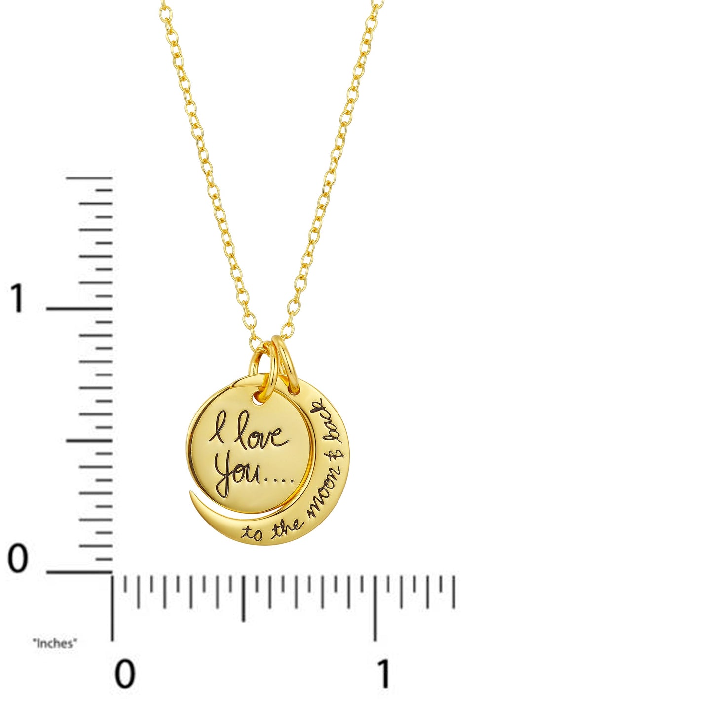 I Love You to the Moon & Back Necklace for Women