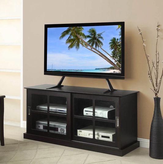 Table Top TV Stand - Black for TV Display Home Living room Bedroom Decoration
