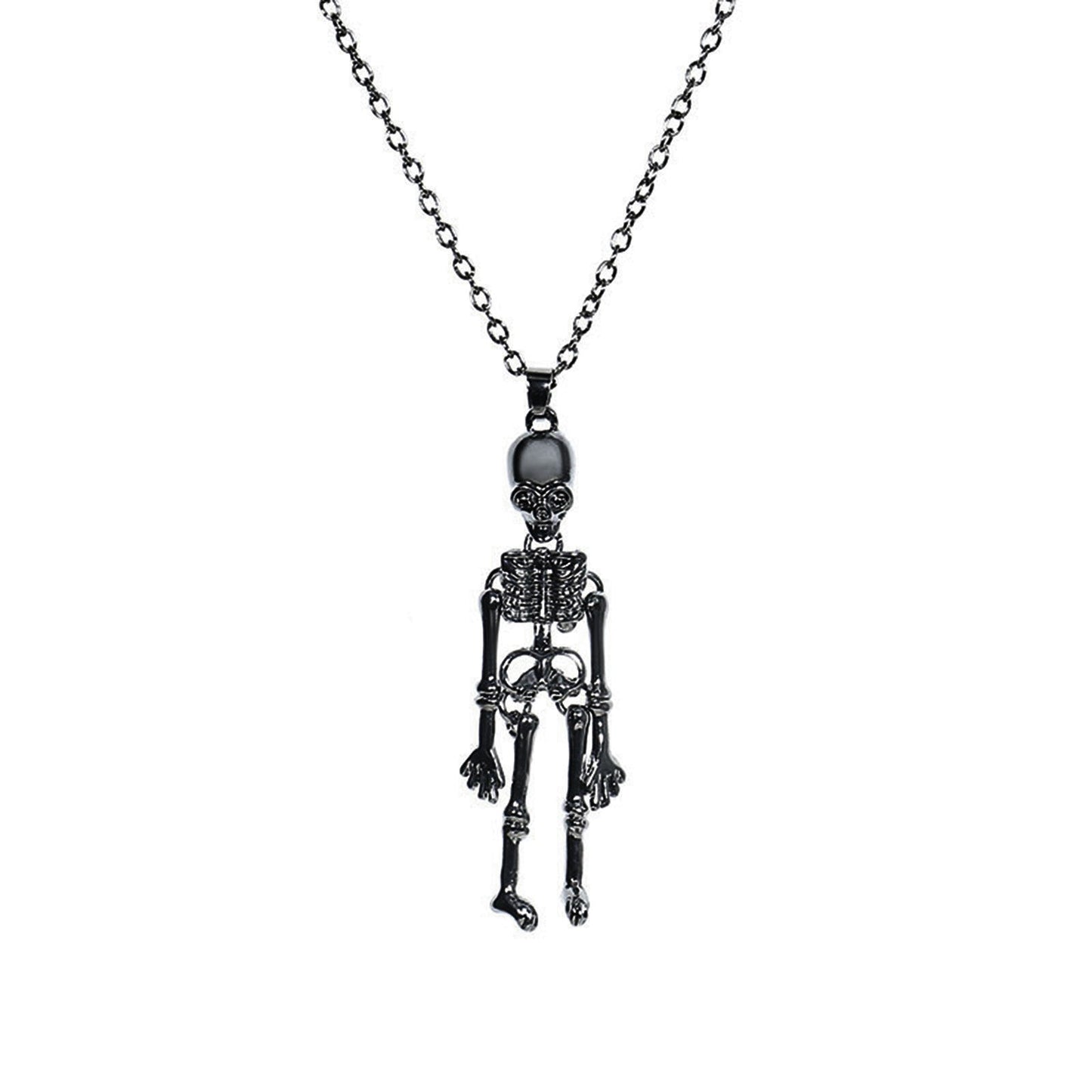 Retro Skeleton Ghost Necklaces for Couple