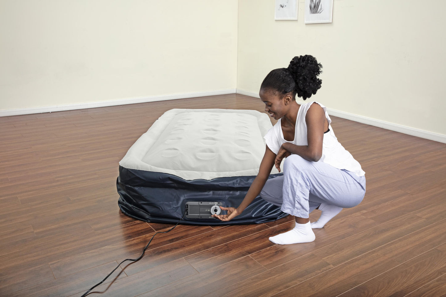 Twin/King  Air Mattress with Built-in Pump