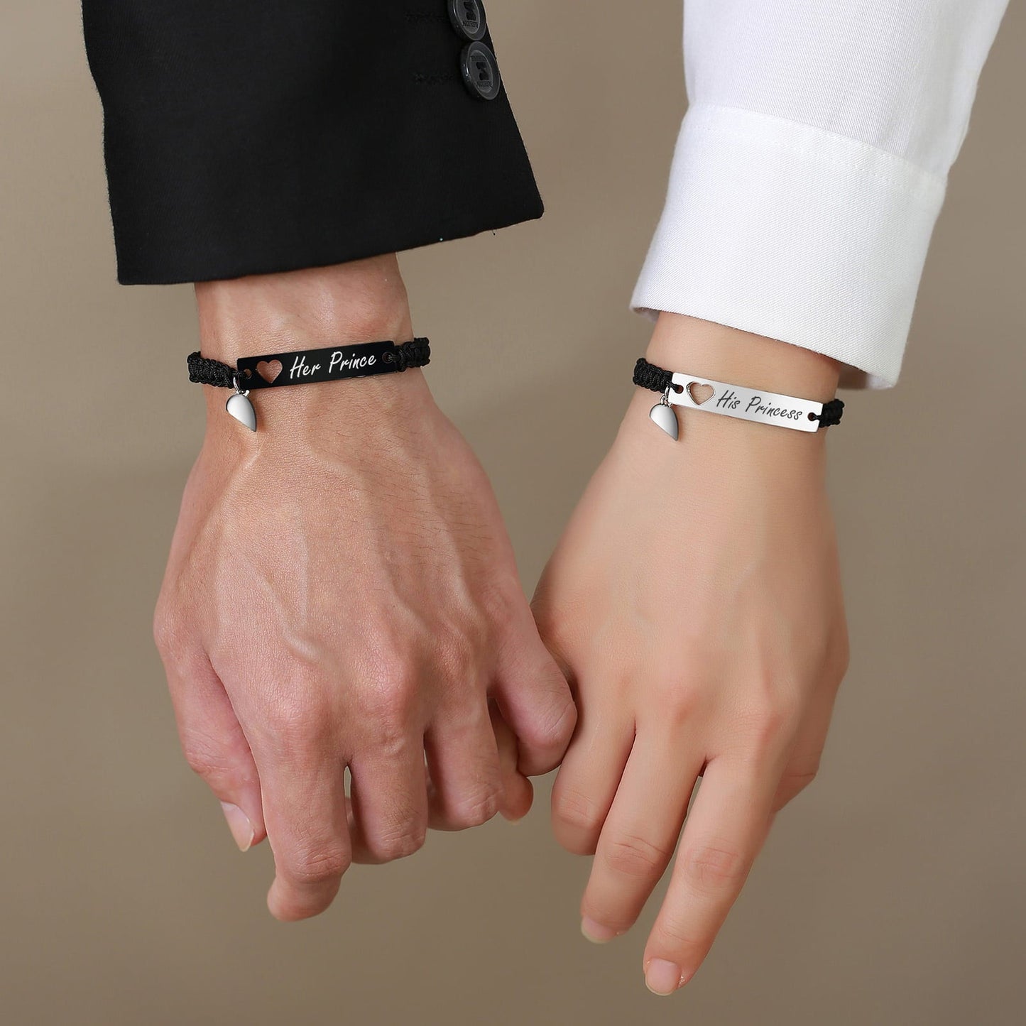 Adjustable Magnetic Couples Bracelets
