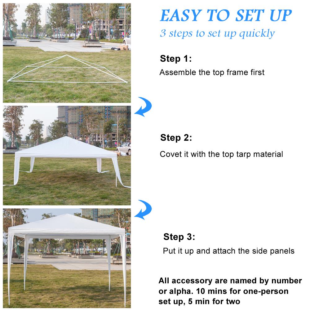 10'x10'  Canopy Tent w/4 Sides