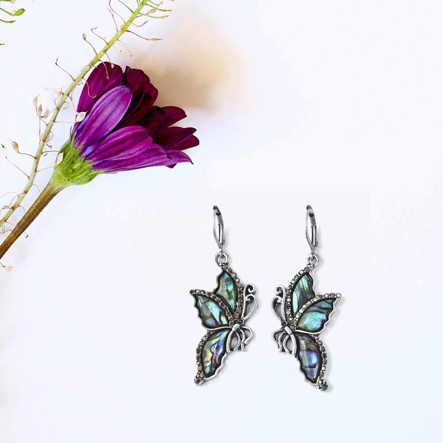 Butterfly Dangle Drop Earrings for Women