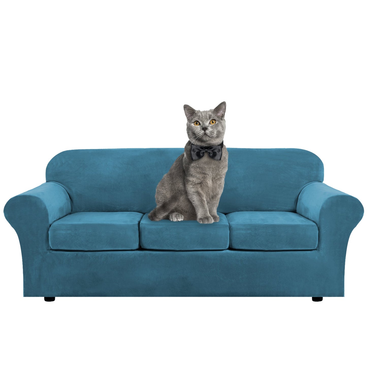 Sofa Covers for 3 Seaters (Base Cover Plus 3 Individual Cushion Covers)