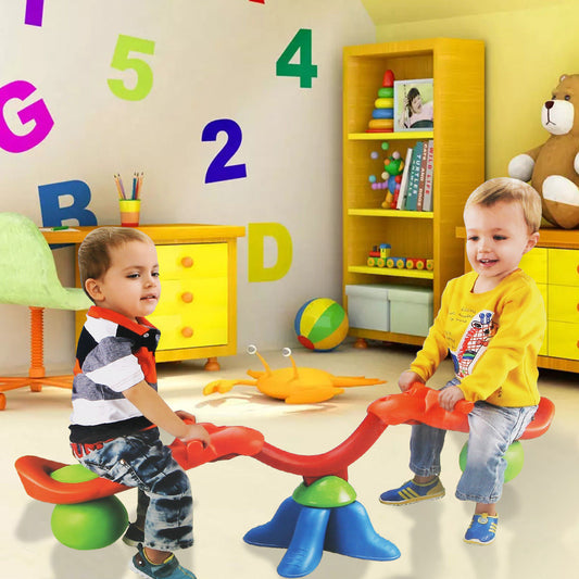 Kids Seesaw with 360 Degree Spinning Teeter Totter Bouncer