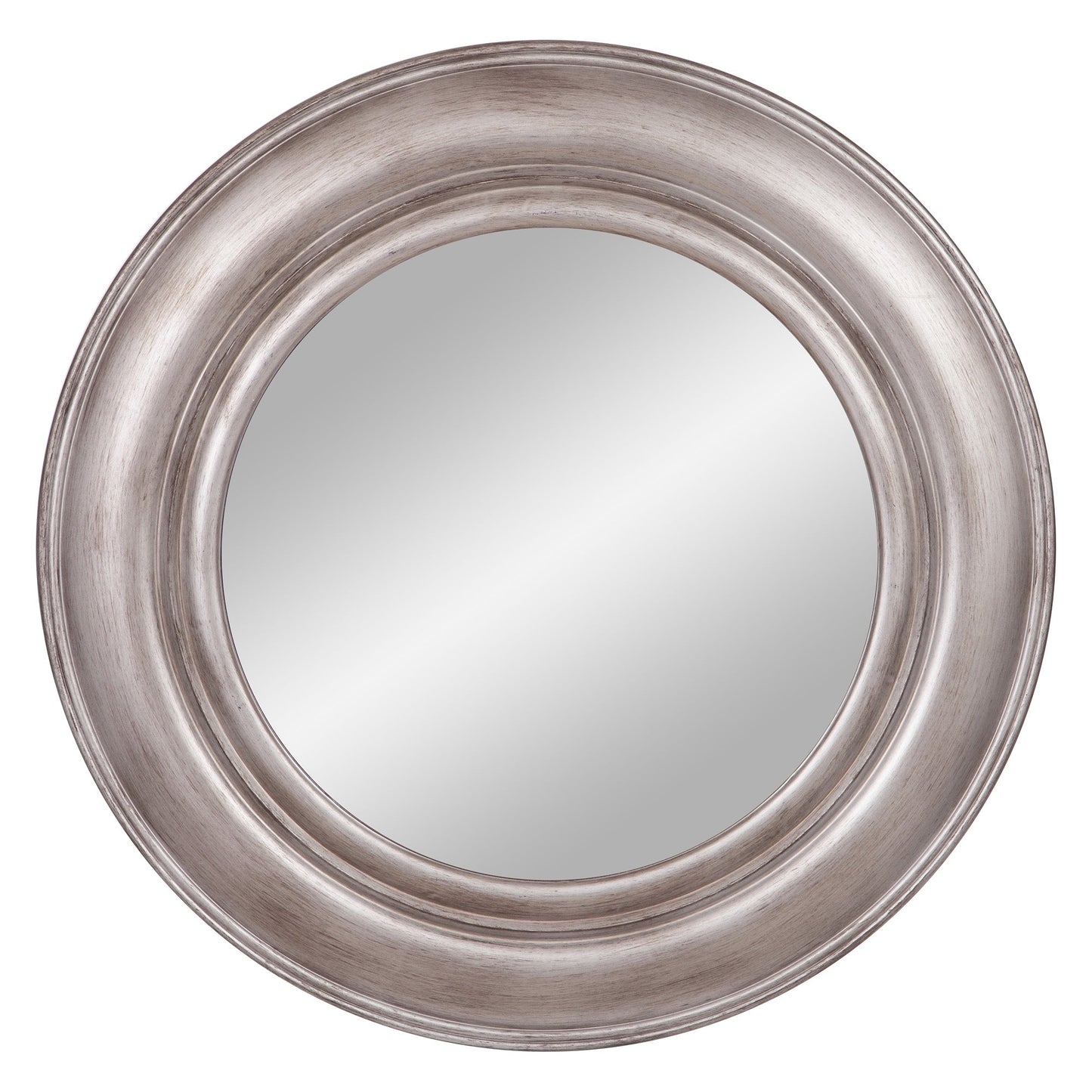 30" Pewter Round Port Hole Wall Mirror Home Decoration