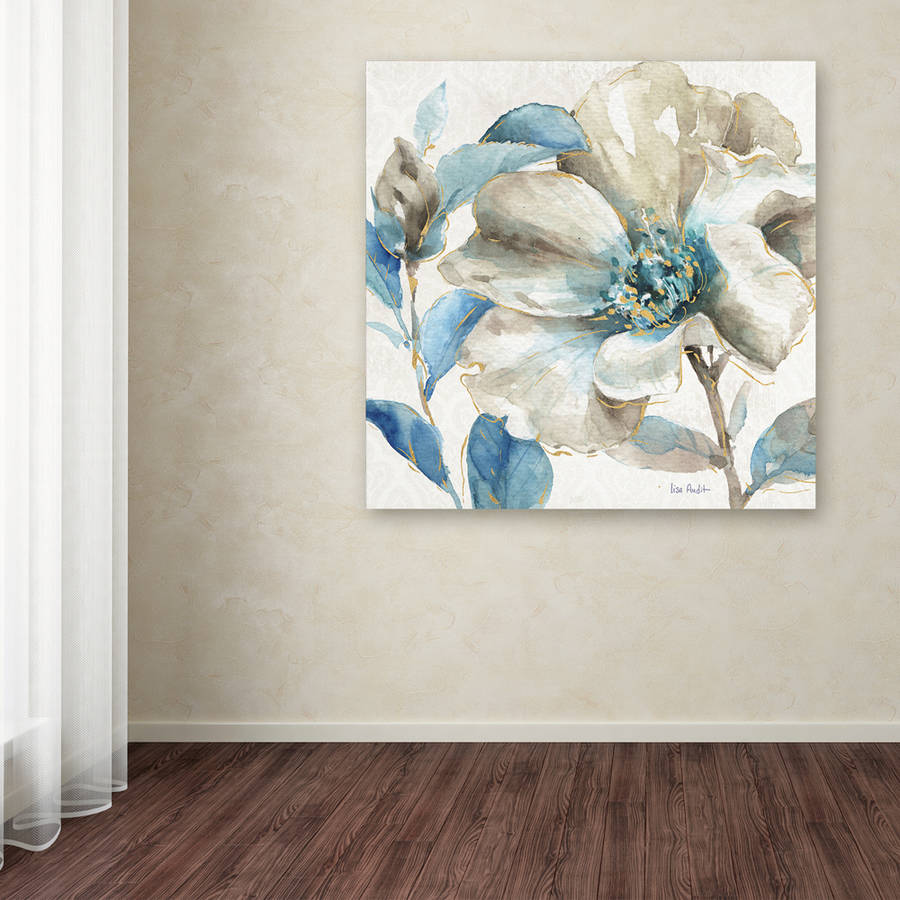 Fine Art "Indigold IV" Canvas Art Wall Decoration
