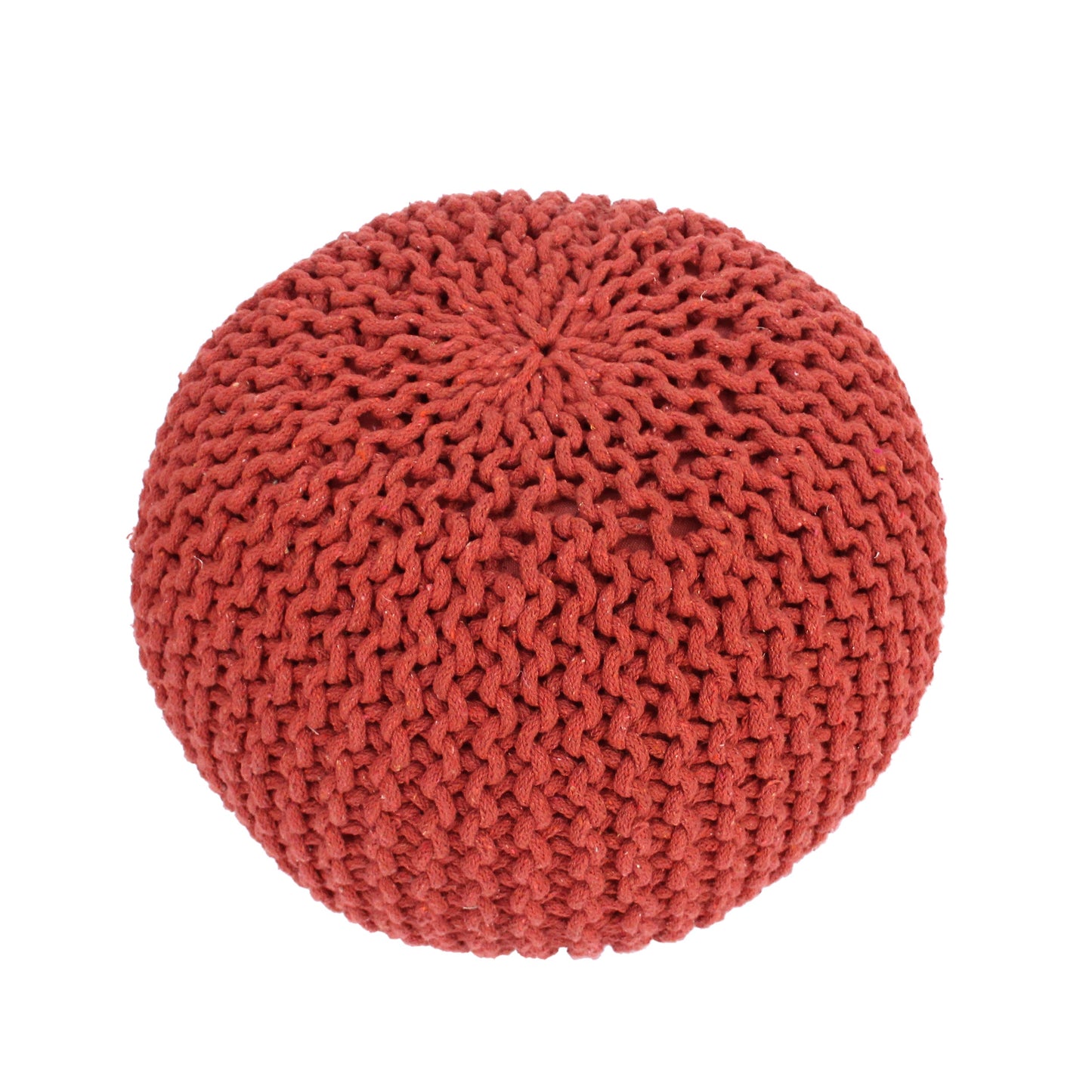 Indoor Bohemian Handcrafted Modern Cotton Ottoman Pouf