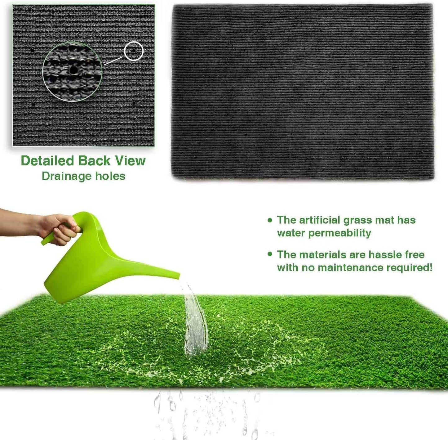 1.6x6.6FT/ 3.3x16.5FT Artificial Grass Landscape