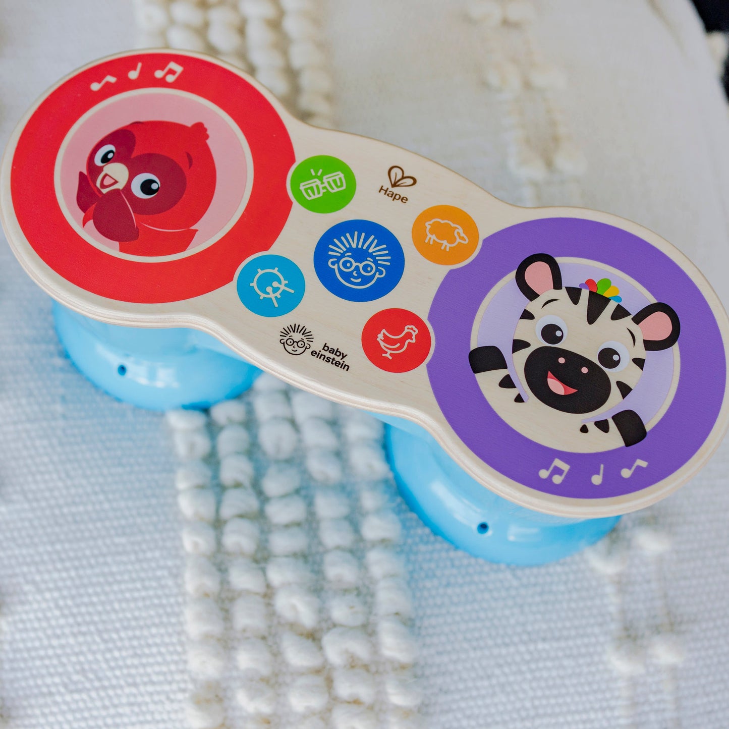Magic Touch Wooden Drums Infant Musical Toy