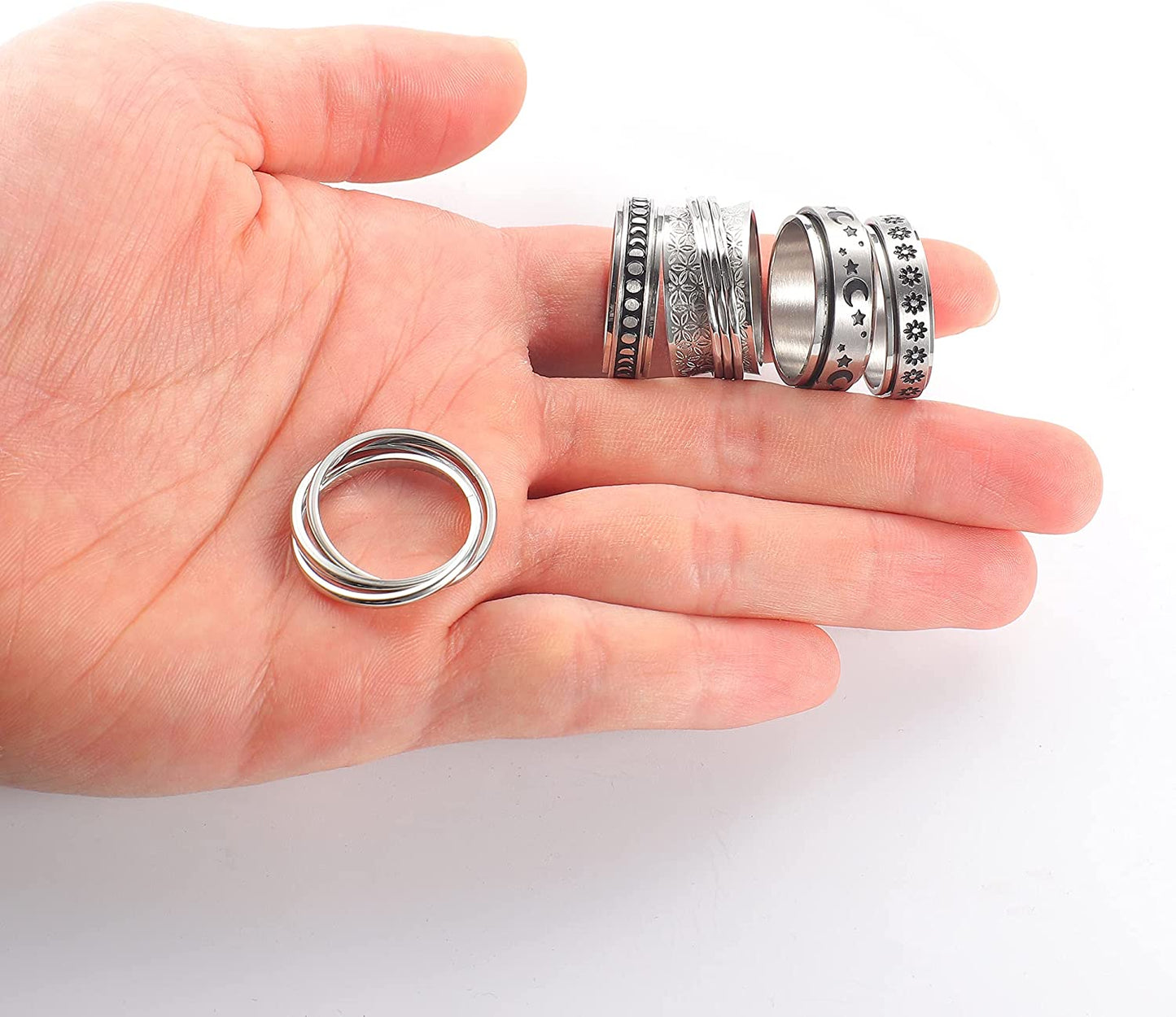 Spinner Stainless Steel Rings