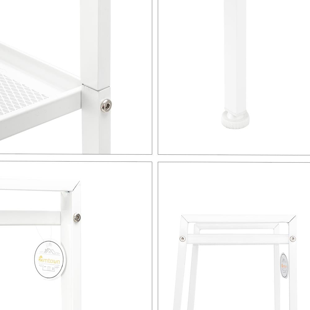 4 Tier Metal Leaning Ladder Shelf Bookcase