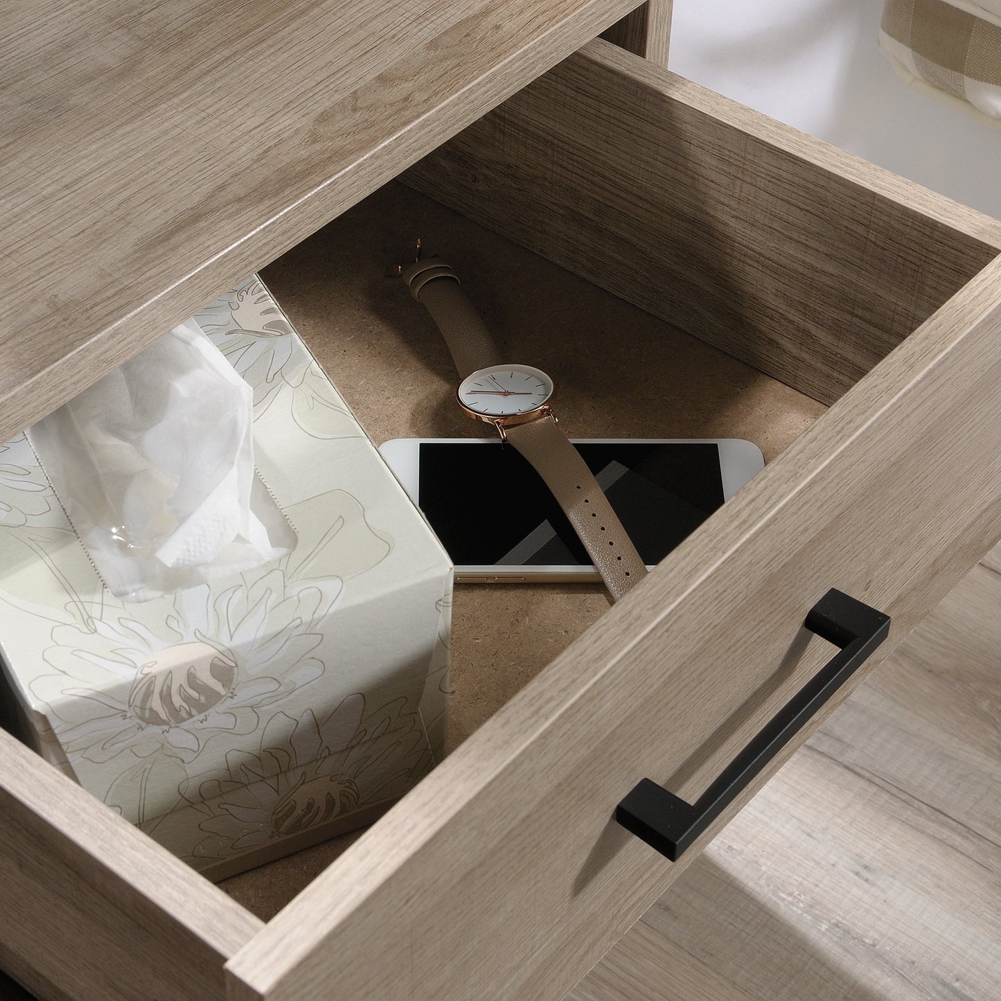 Modern 1-Drawer Nightstand