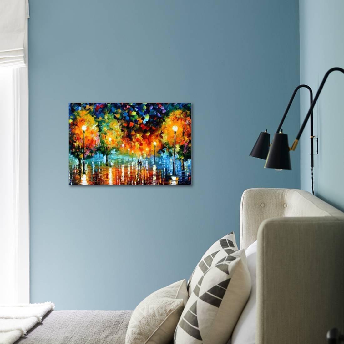 Storm Of Happiness Stretched Canvas Print Wall Home Decoration