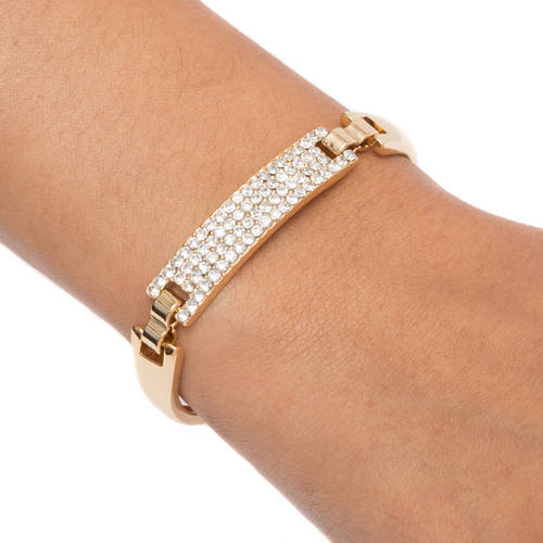 18k Gold Bracelet for Women  w/ .Austrian Crystal Crystal Elements