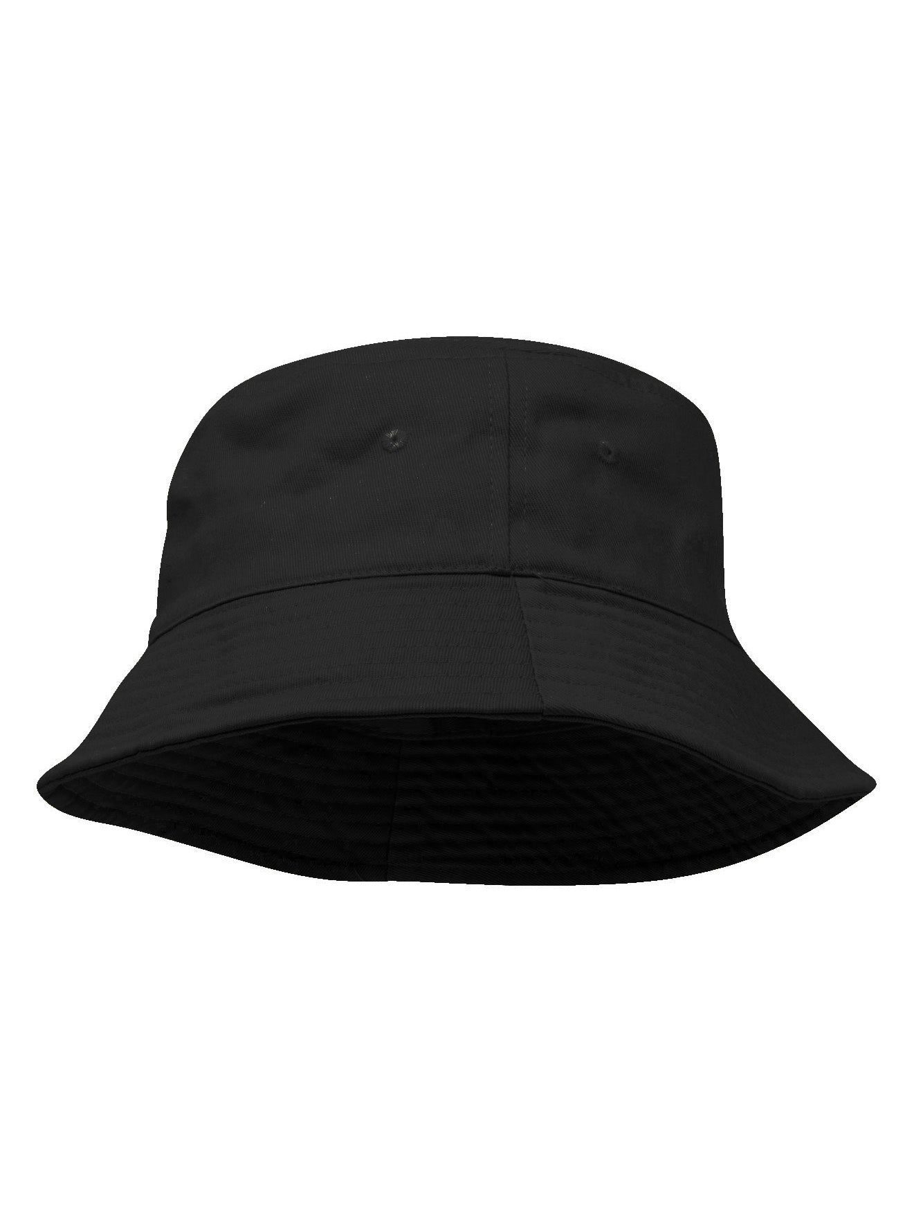 Pigment Dyed Bucket Hat-Black