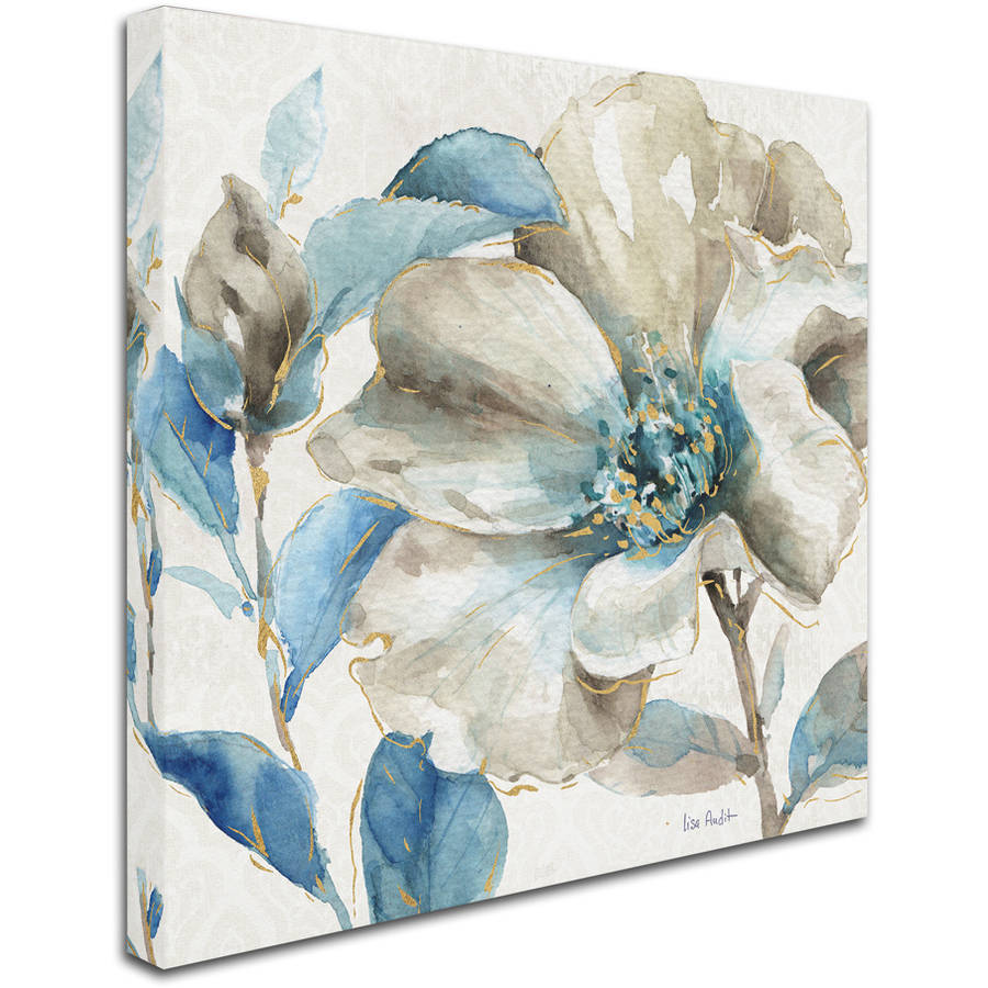 Fine Art "Indigold IV" Canvas Art Wall Decoration