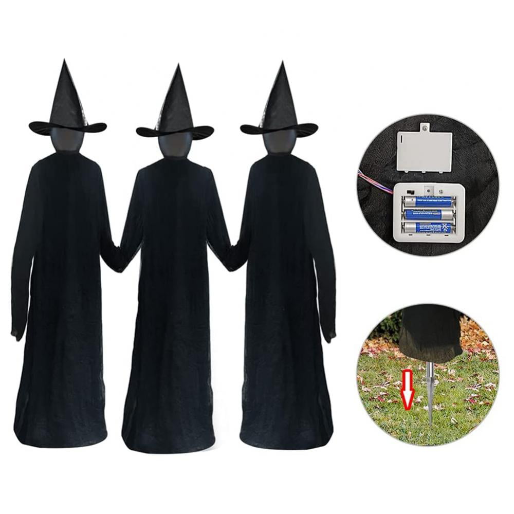 Witches Light-Up Holding Hands for Halloween Decoration