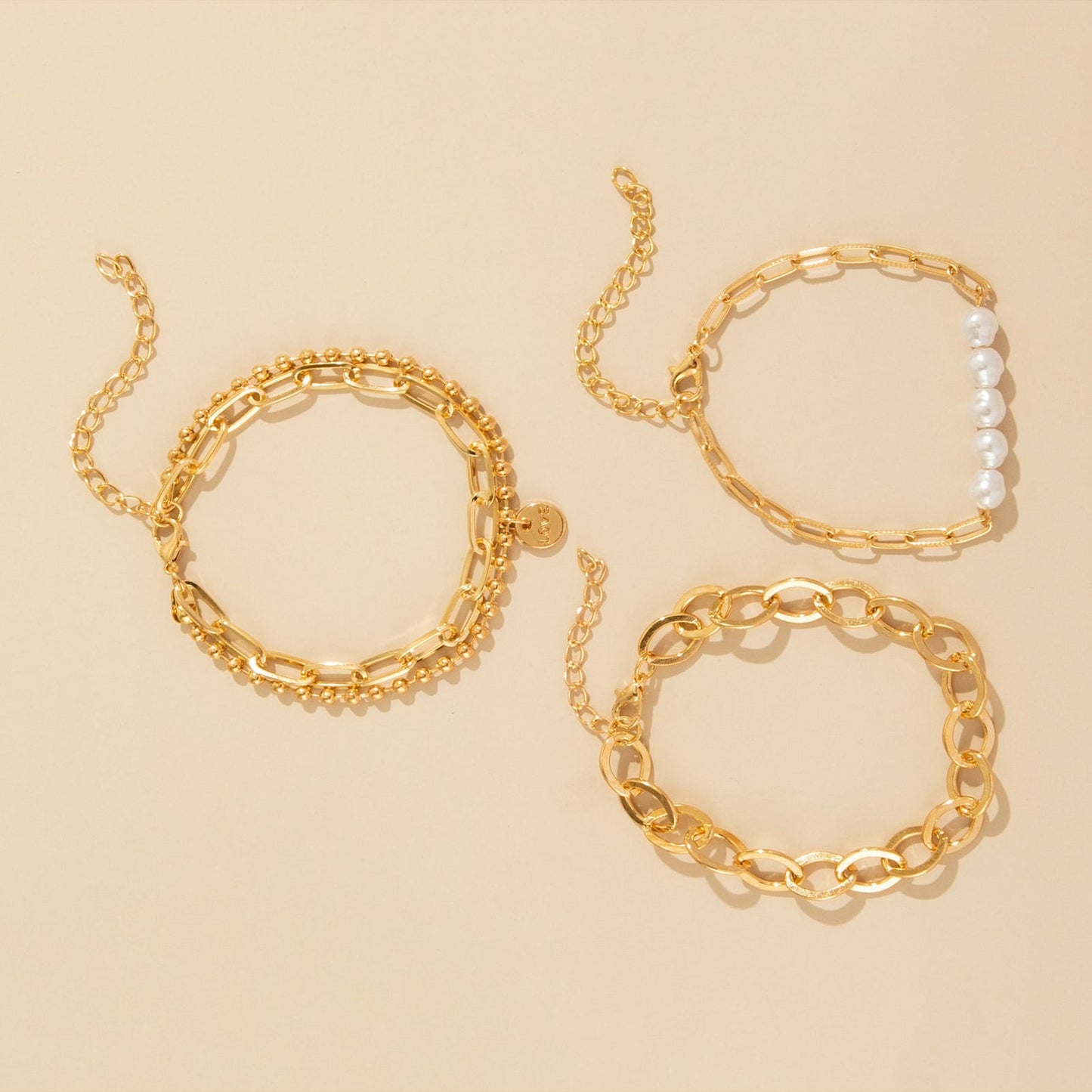 3Pcs Adjustable Women Bracelets