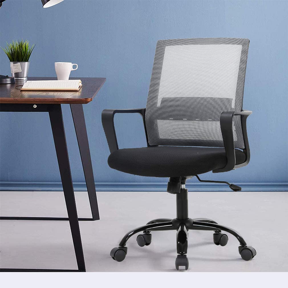 Executive Chair w/ Lumbar Support & Swivel, 250 lb. Capacity