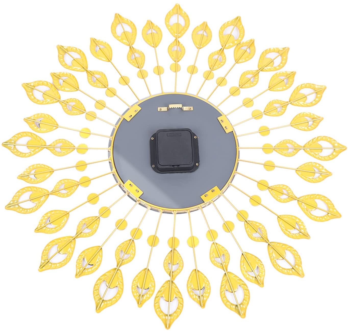 Pea-Cock Wall Clocks Luxury 3D Crystal Quartz Home Decoration
