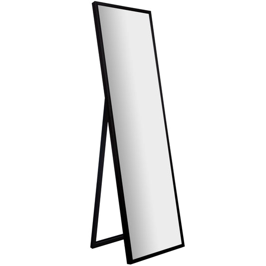 Framed Floor Free Standing Mirror w/ Easel 16"x57"