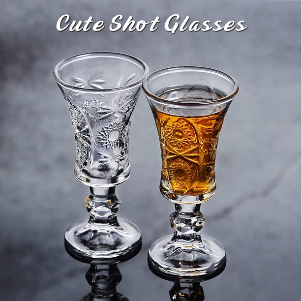 1.5oz Shot Glasses Set of 6/Cordial Glasses/Sherry Glasses