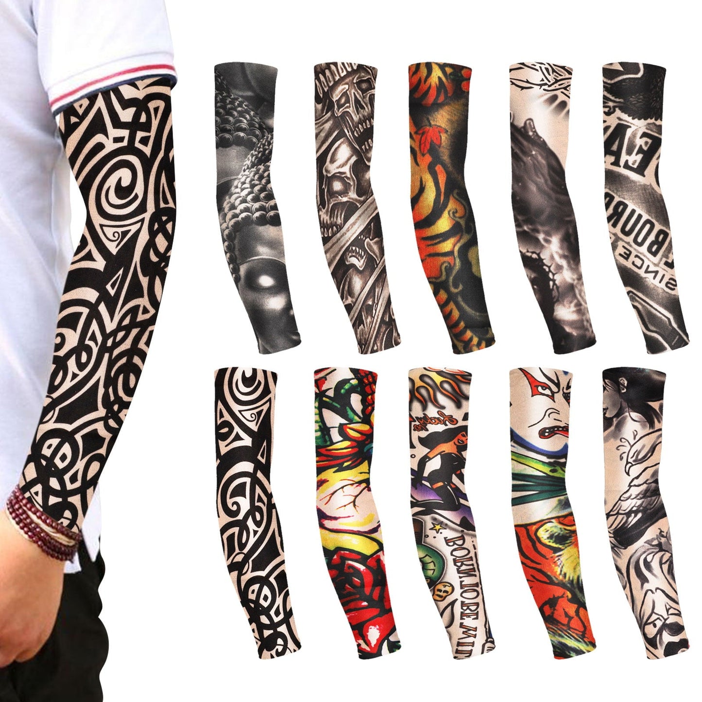 10/5Pcs Cooling Arm Sleeves Cover