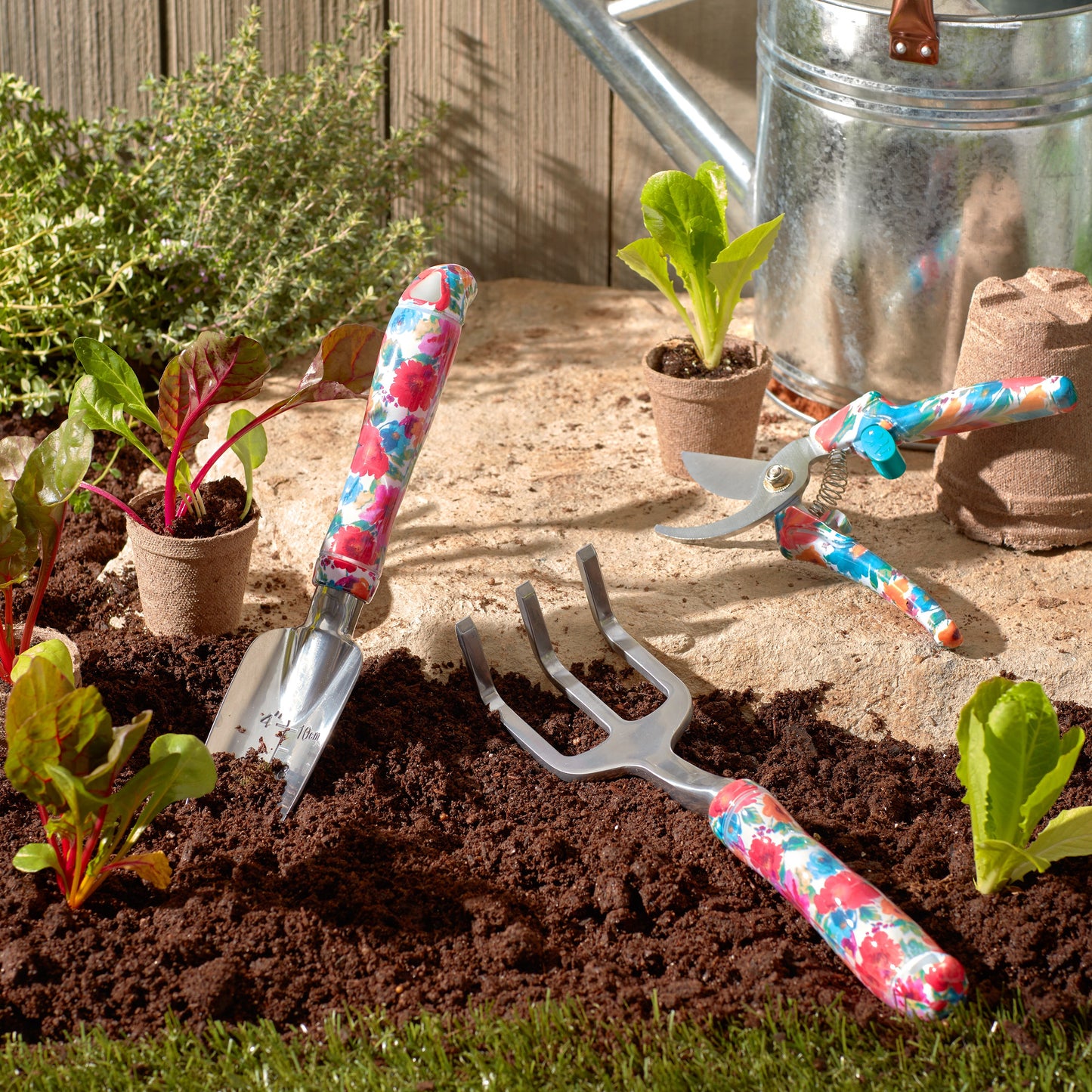 Breezy Blossom Gardening Tool Set (3 Pieces)