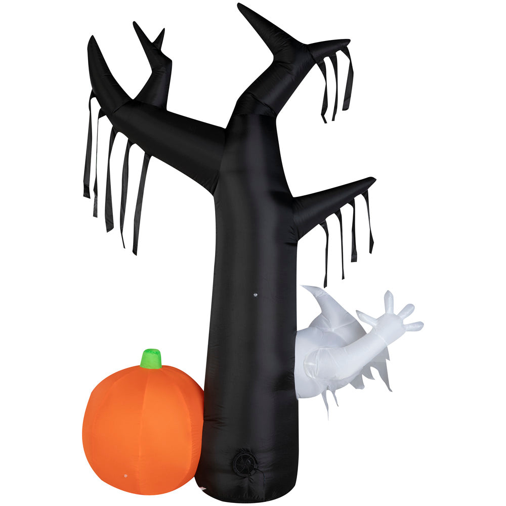 7' Halloween Inflatable Ghostly Tree for Home Decoration