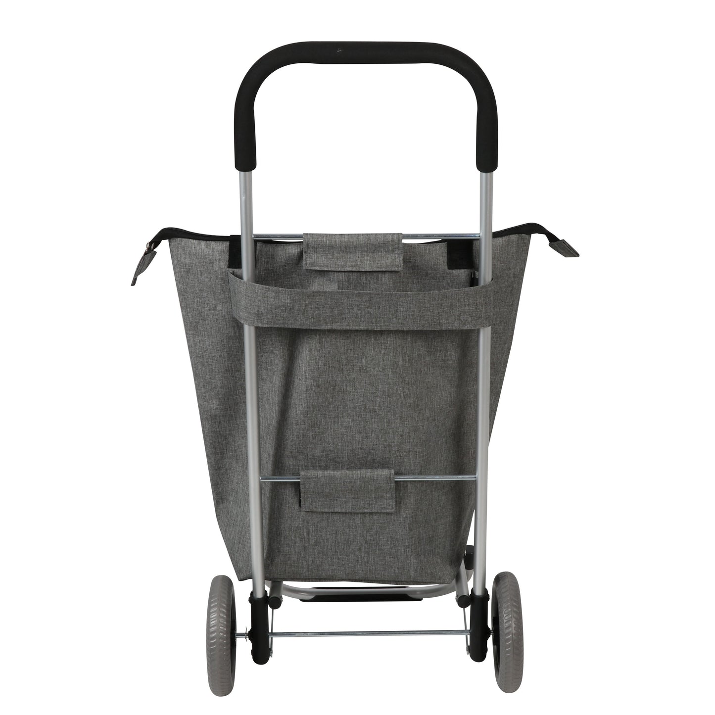 Aluminum Grocery Cart w/ Removable Storage Bag, Gray