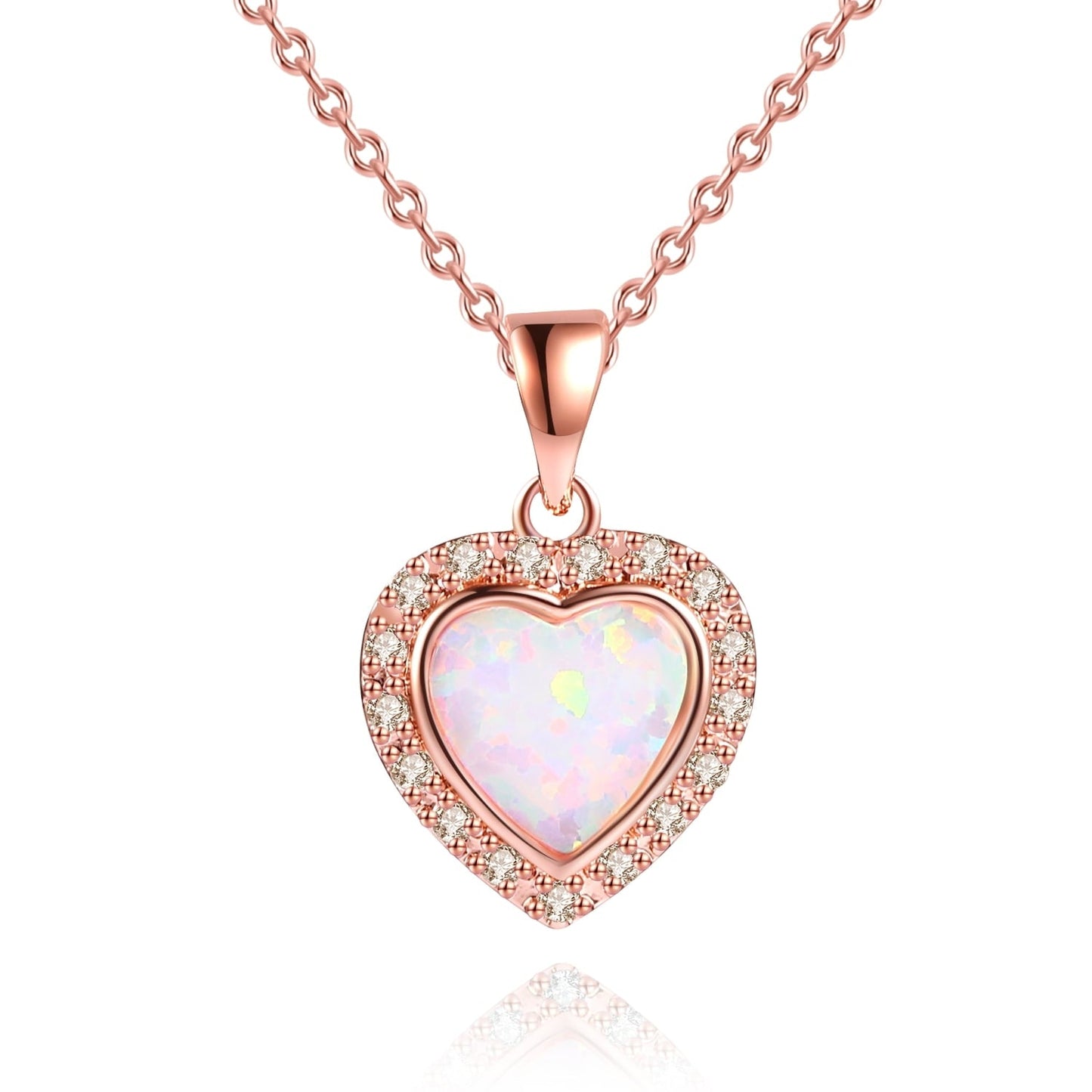 3 Carat Heart Necklace for Women