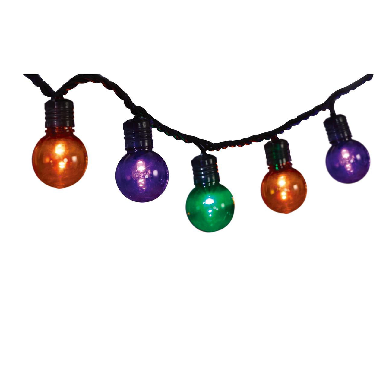 Halloween 200-Count LED G30 Globe Lights, w/ AC Adaptor, 120 Volts