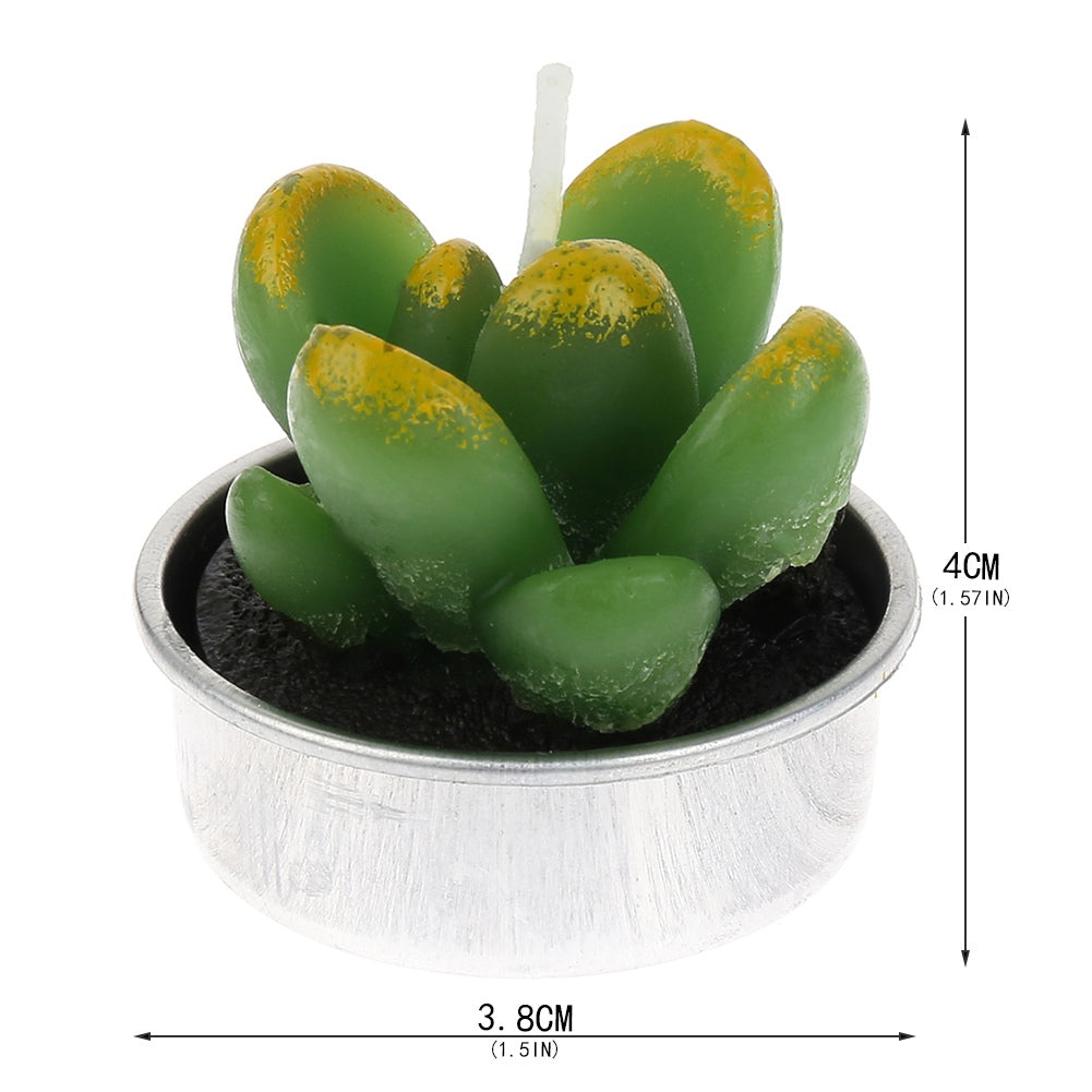 12 Pieces Cactus Tealight Candle