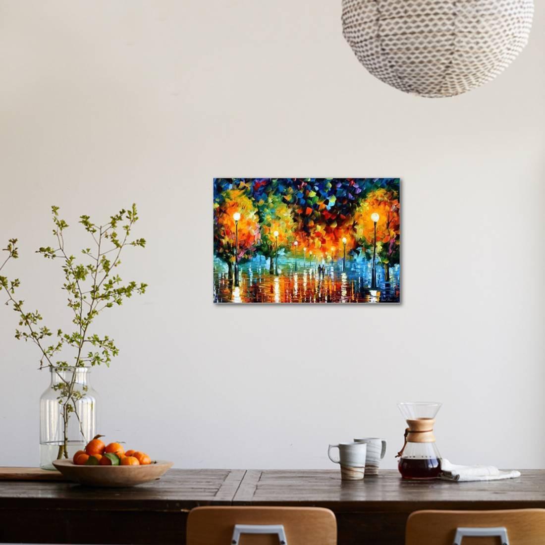 Storm Of Happiness Stretched Canvas Print Wall Home Decoration