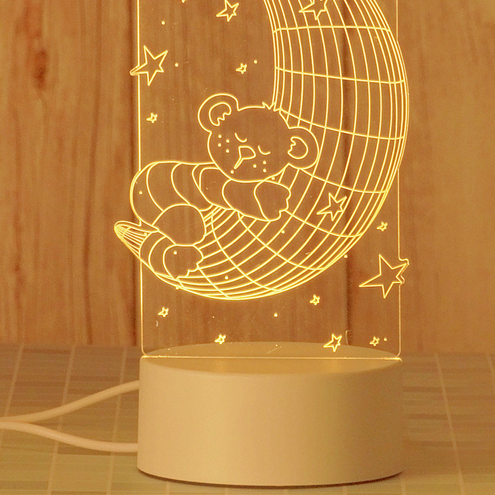 3D LED Animal Shape Night Lamp