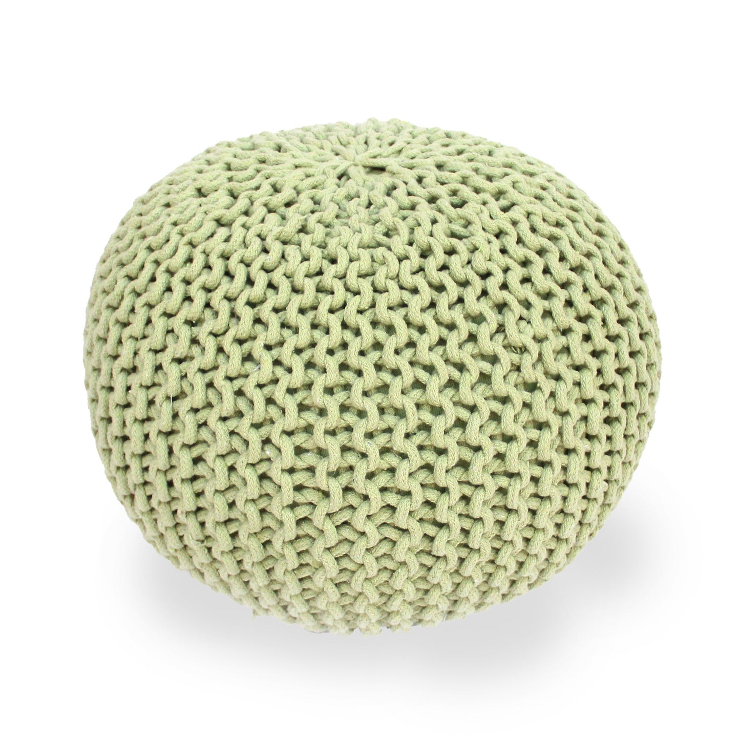 Indoor Bohemian Handcrafted Modern Cotton Ottoman Pouf