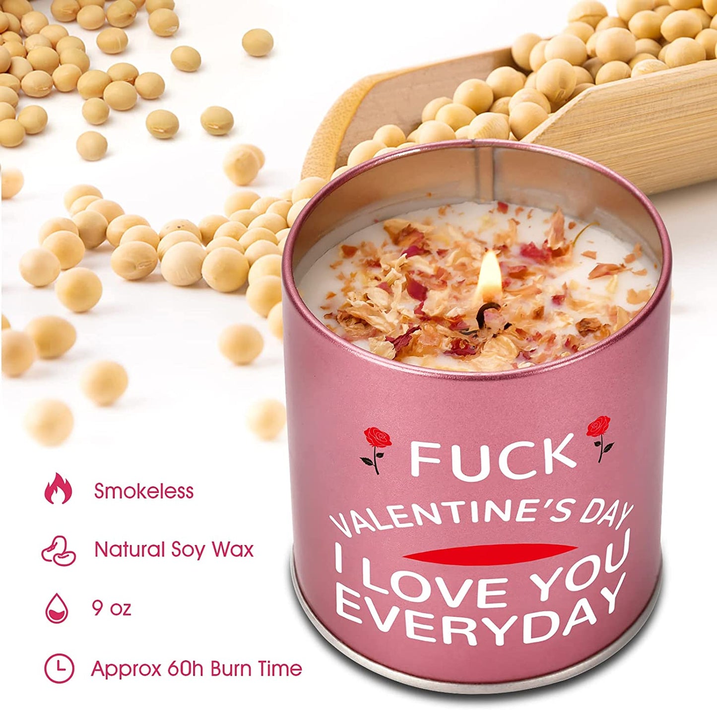 Valentines Day Gifts for Her/Him Husband Girlfriend Wife, Funny Gifts Ideas Scented Candle