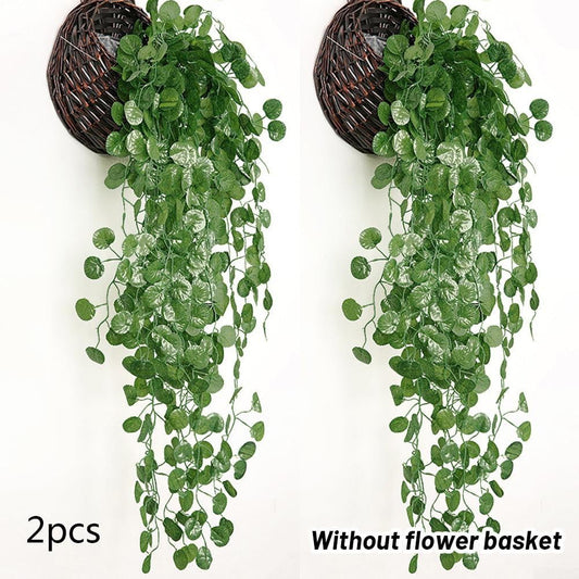 2x Artificial Hanging Plants