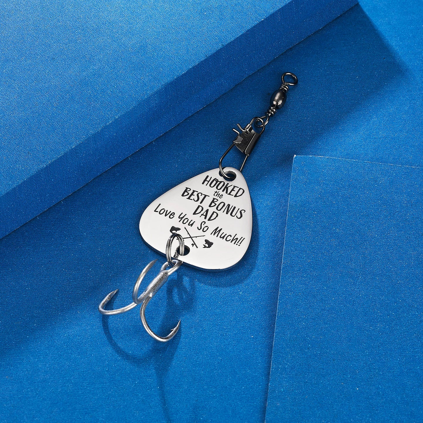 Hooked The Best Bonus Dad Fishing Lure - Fathers Day Gift