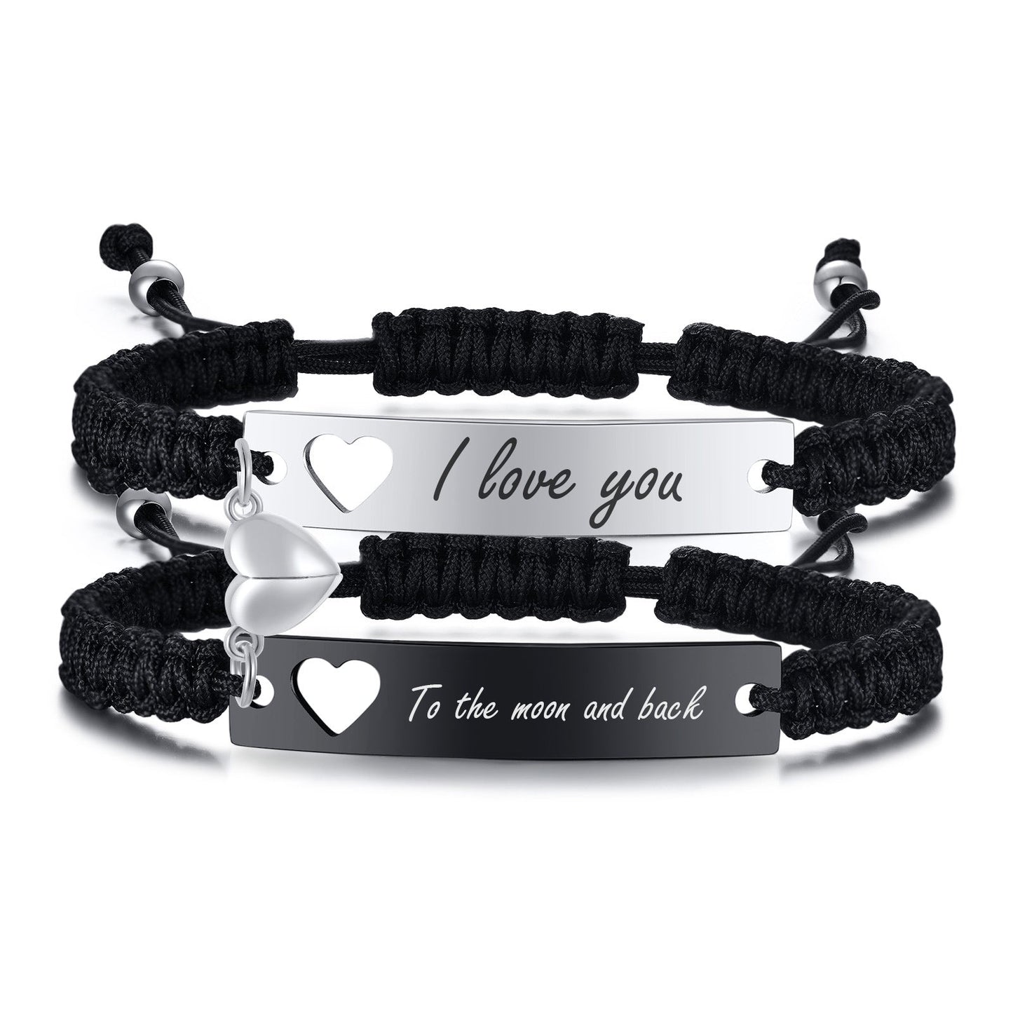 Adjustable Magnetic Couples Bracelets