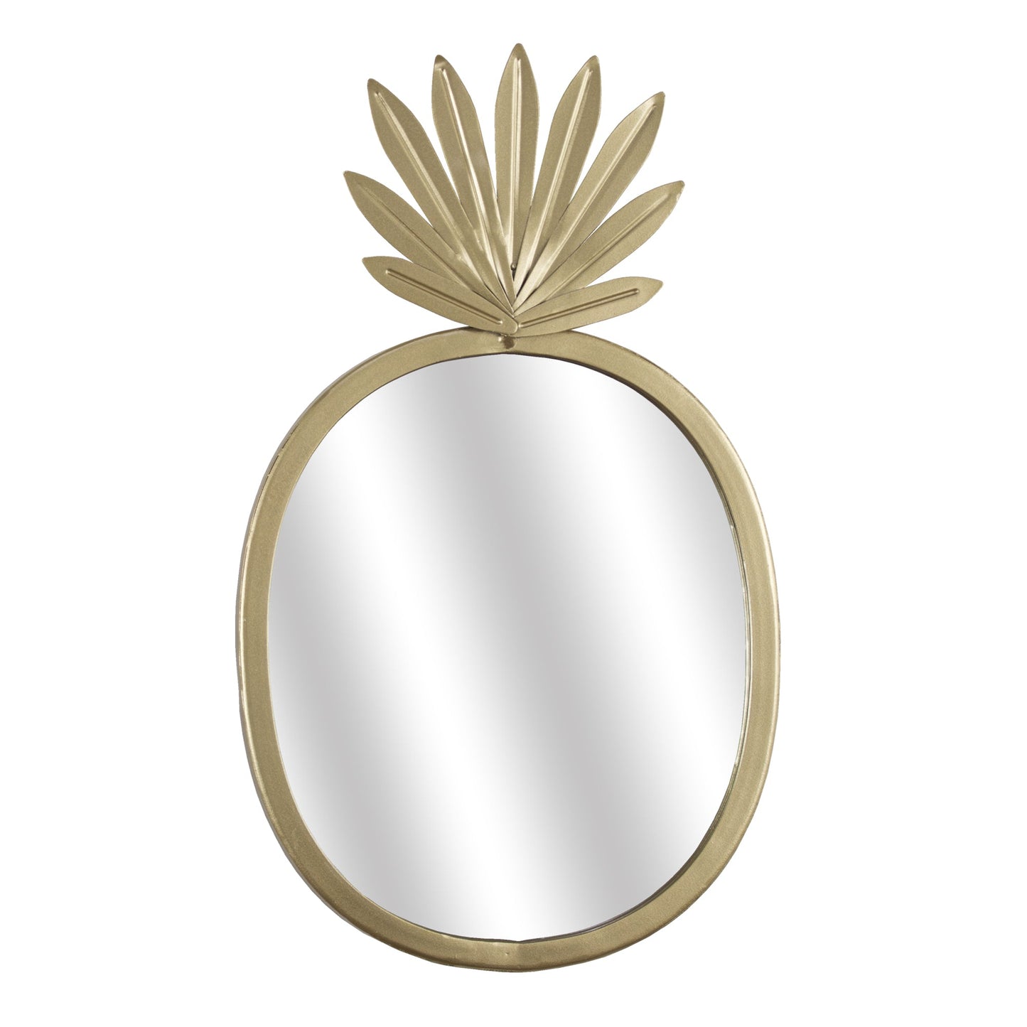 Metal Pineapple Accent Mirror