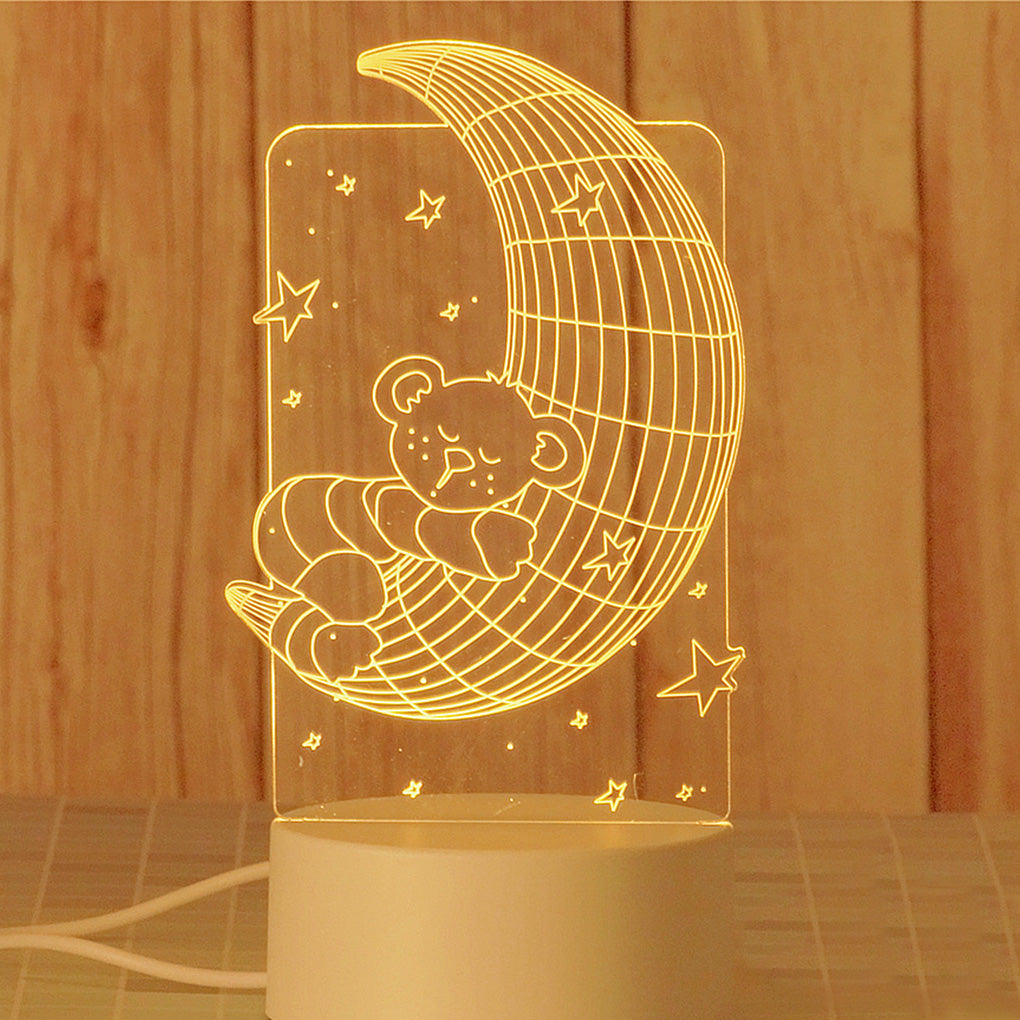 3D LED Animal Shape Night Lamp