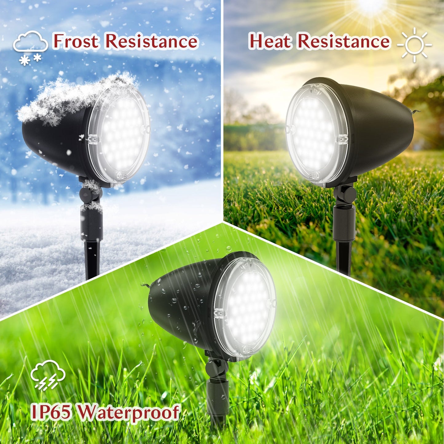 2 Pack Christmas Snowfall Projector Lights