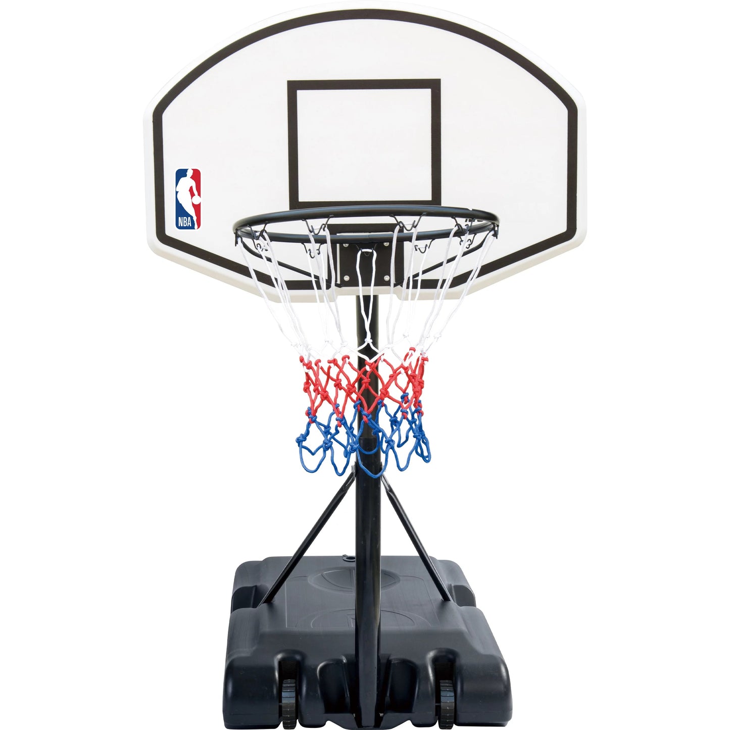 35" Portable Poolside Basketball Hoop w/ Portable Wheeled Base