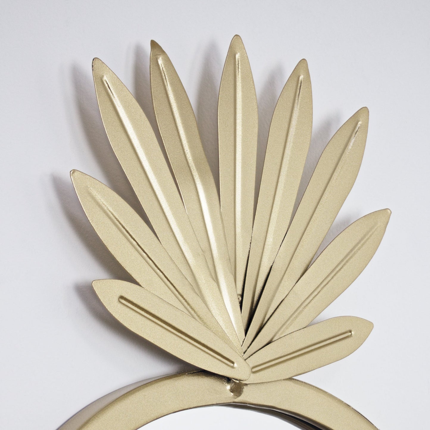 Metal Pineapple Accent Mirror